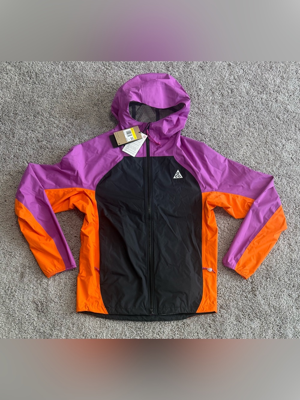 Nike ACG Phantazma Storm-Fit ADV Purple Black Jacket IF1143-551 Mens Size Small